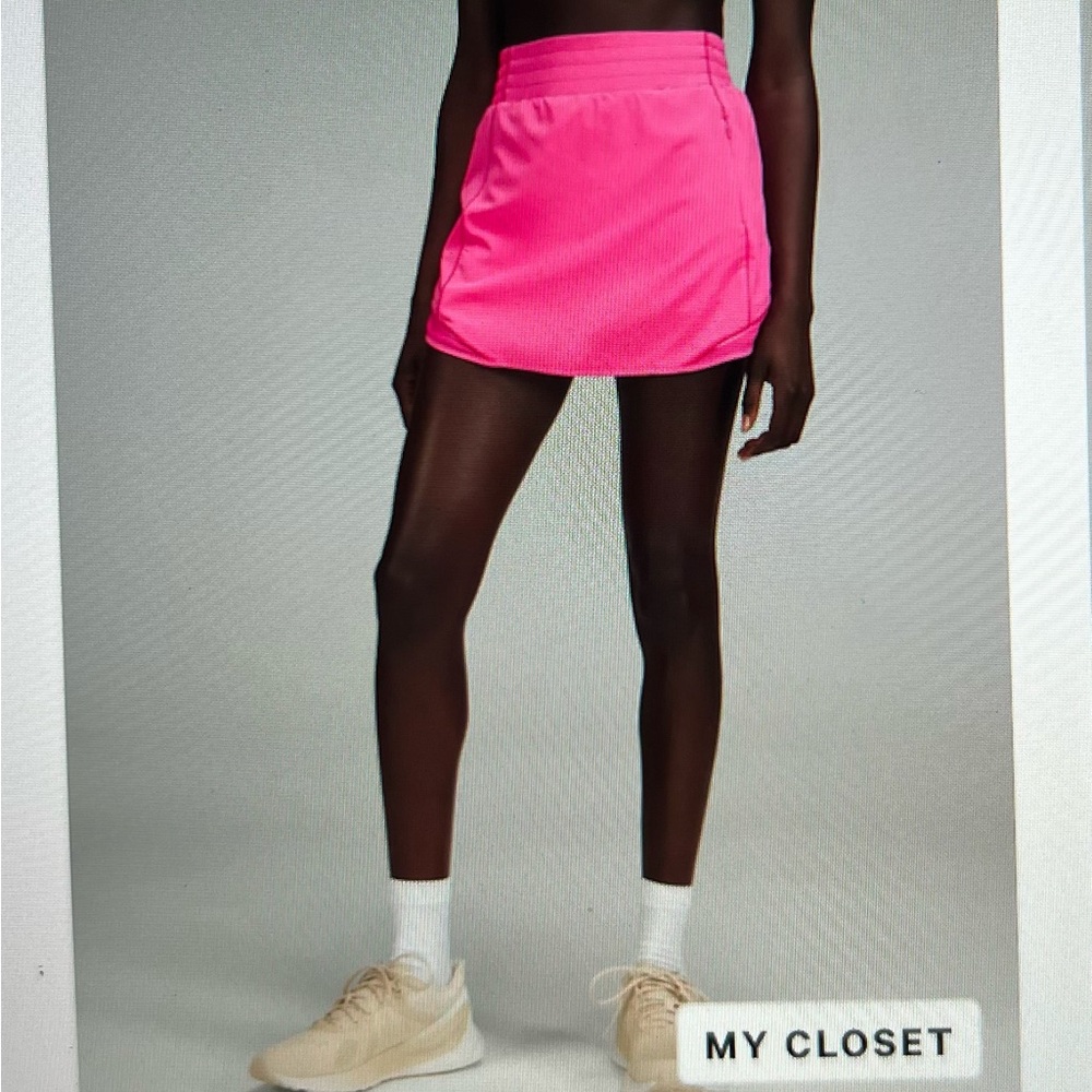 Lululemon Hotty Hot Skirt (Sonic Pink)